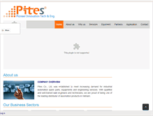 Tablet Screenshot of pitesco.com